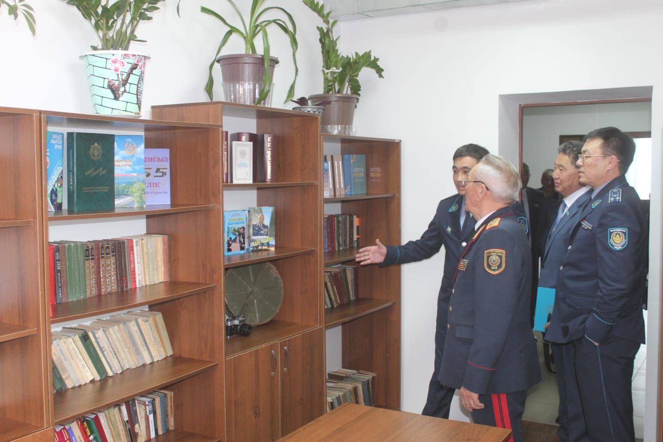 Қызылорда облысында полиция бөлімінде алғаш рет кітапхана ашылды