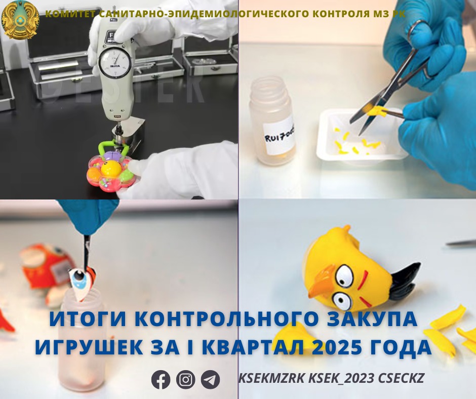 Итоги контрольного закупа игрушек за I квартал 2025 года: более половины с нарушениями
