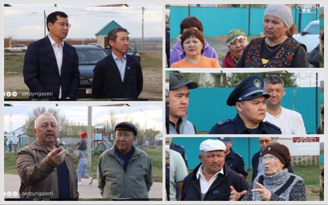 ШЫҢҒЫРЛАУ АУЫЛЫНЫҢ ТҰРҒЫНДАРЫМЕН АШЫҚ КЕЗДЕСУ ЖАЛҒАСЫН ТАБУДА