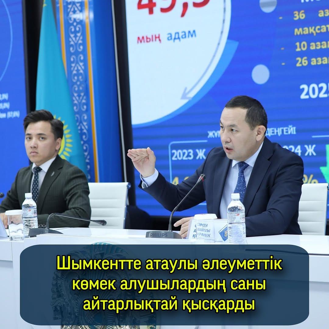 В Шымкенте значительно сократилось количество получателей адресной социальной помощи