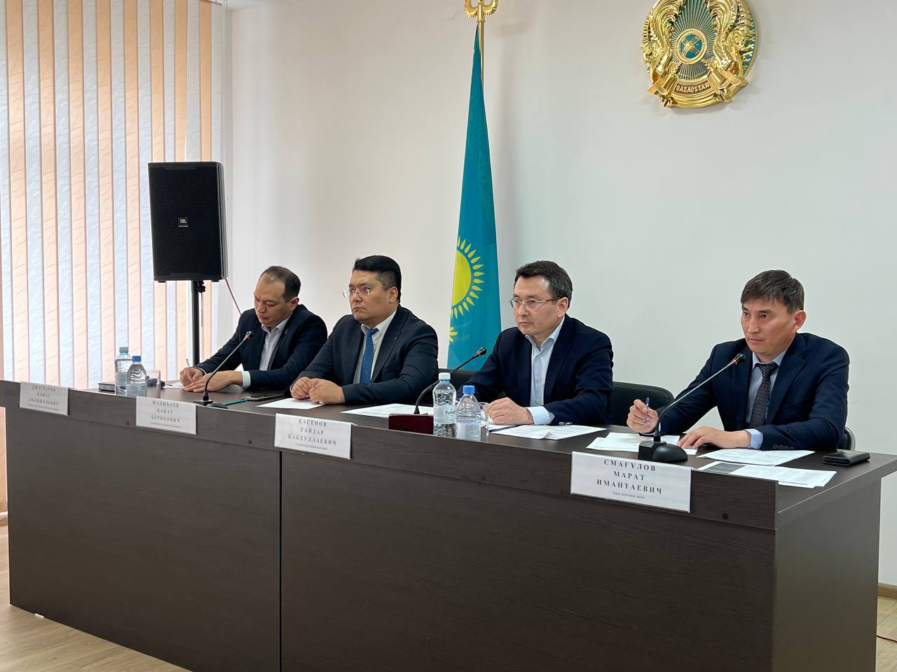 Вчера состоялась встреча с жителями поселка Аксу
