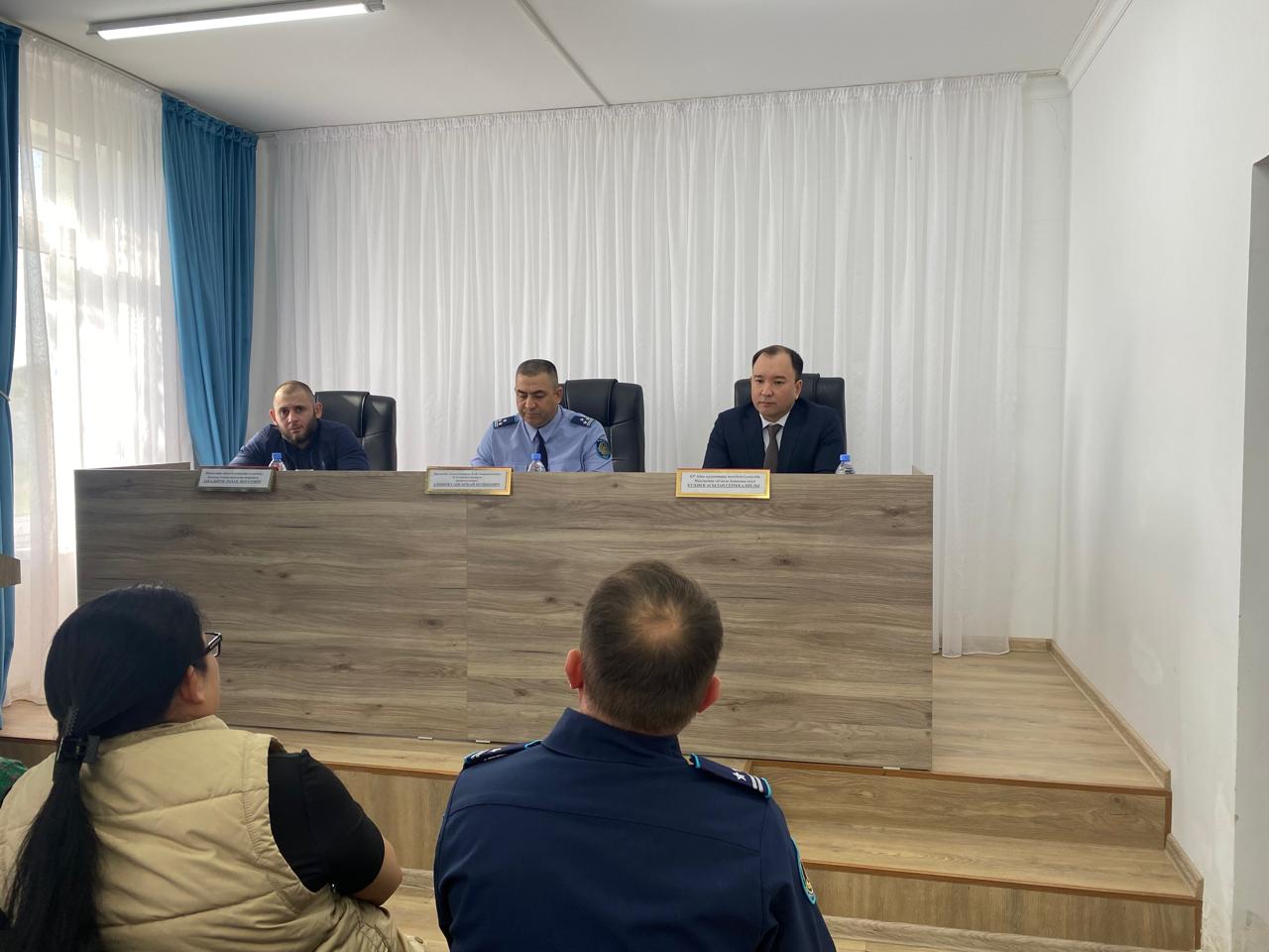 Маңғыстау облысы бойынша ҚАЖ департаментінің №77 мекемесінде құқықтық түсіндіру жұмысы жүргізілді