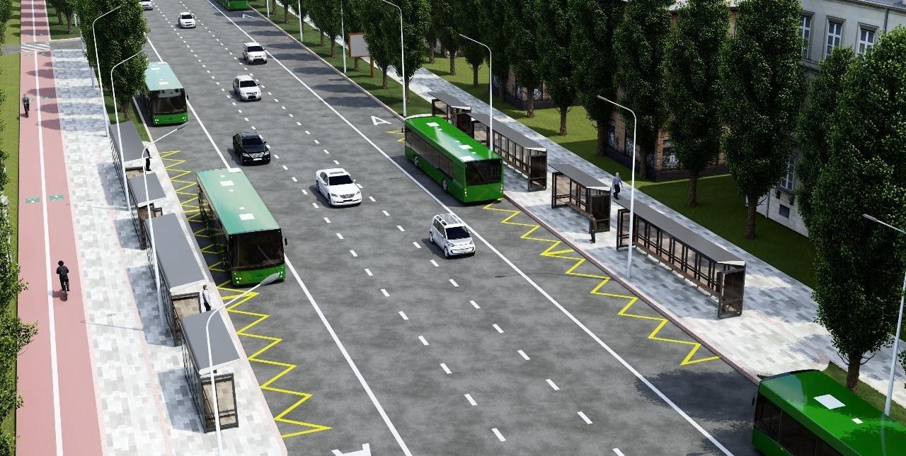 В Алматы стартует строительство линии BRT по улице Желтоксан
