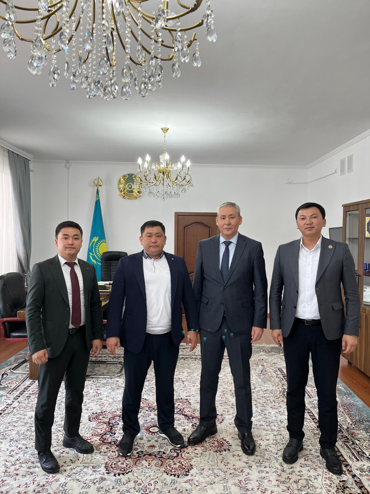 ӨКІЛ ҚАРМАҚШЫ АУДАНЫНА ЖҰМЫС САПАРЫМЕН БАРДЫ