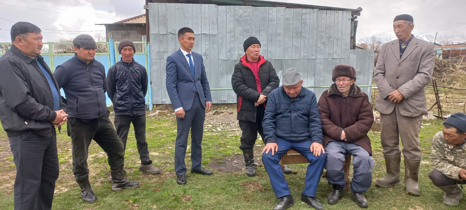 Встреча акима округа с населением