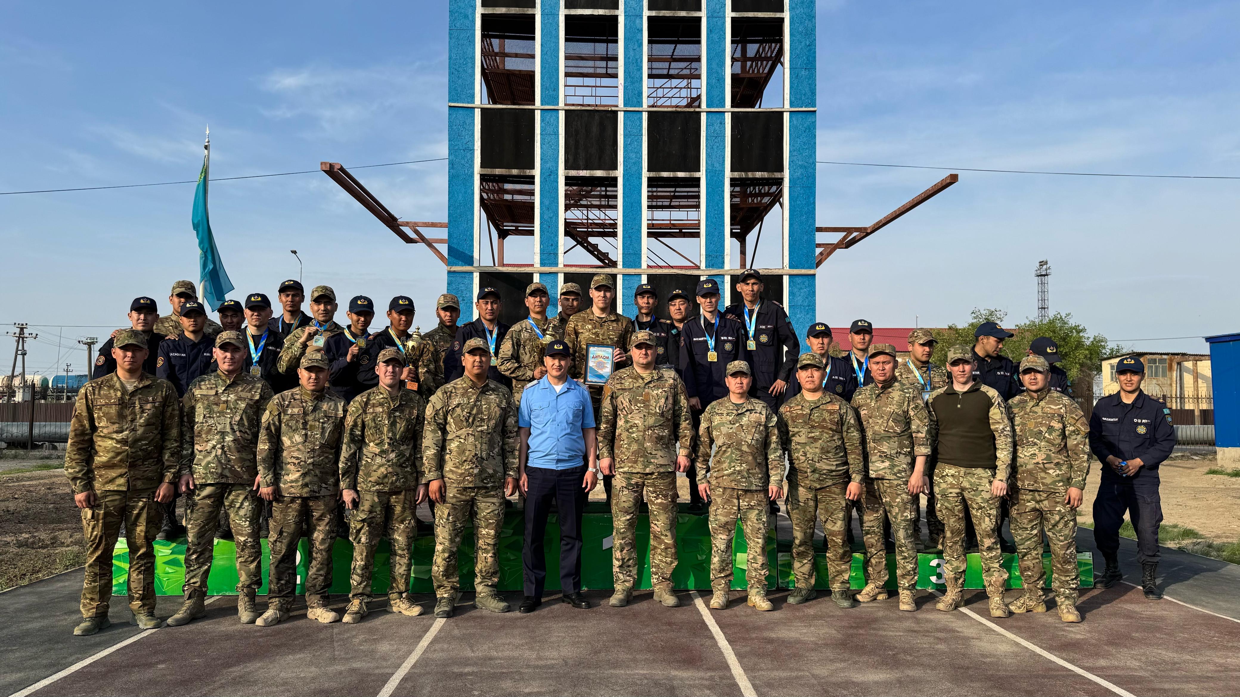 Атырауда «ҮЗДІК ГАЗ-ТҮТІНІНЕН ҚОРҒАУ ҚЫЗМЕТІ» бойынша облыстық жарыс өткізілді.