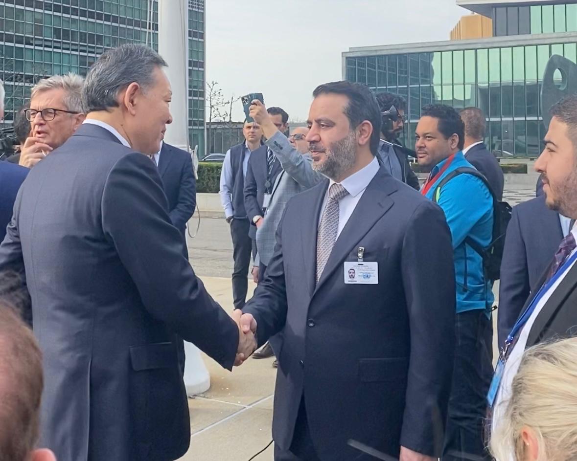 Kazakhstan Participates in the Flag-Raising Ceremony for Syria