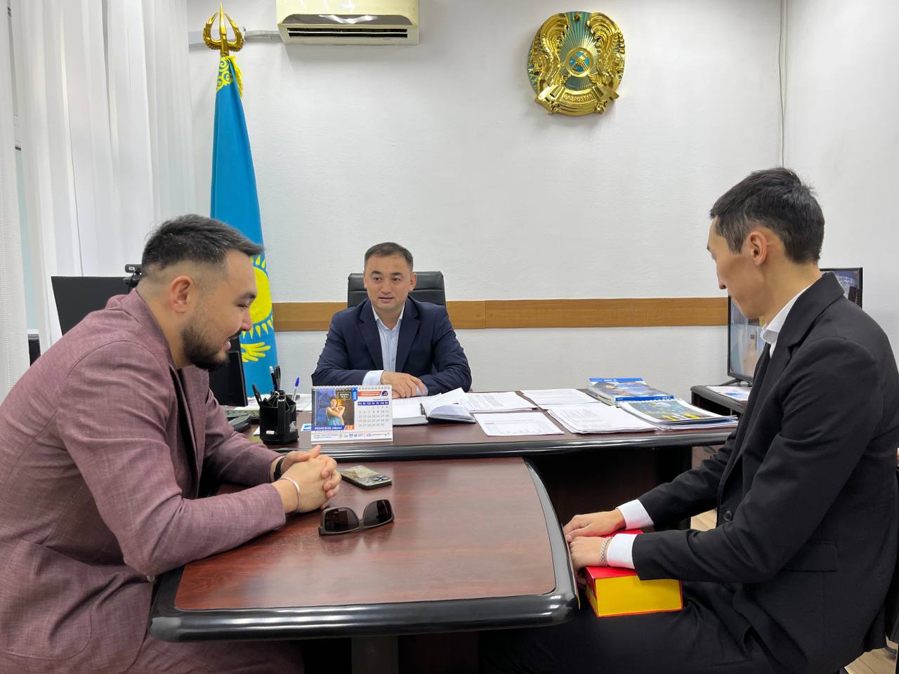 Встреча с представителями Союза биатлона Казахстана