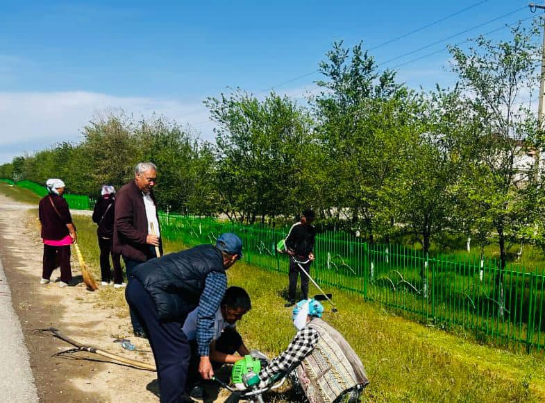 “ТАЗА ҚАЗАҚСТАН” РЕСПУБЛИКАЛЫҚ БАҒДАРЛАМАСЫ  АУДАНЫМЫЗДА ҚАРҚЫНДЫ ЖҮРГІЗІЛУДЕ