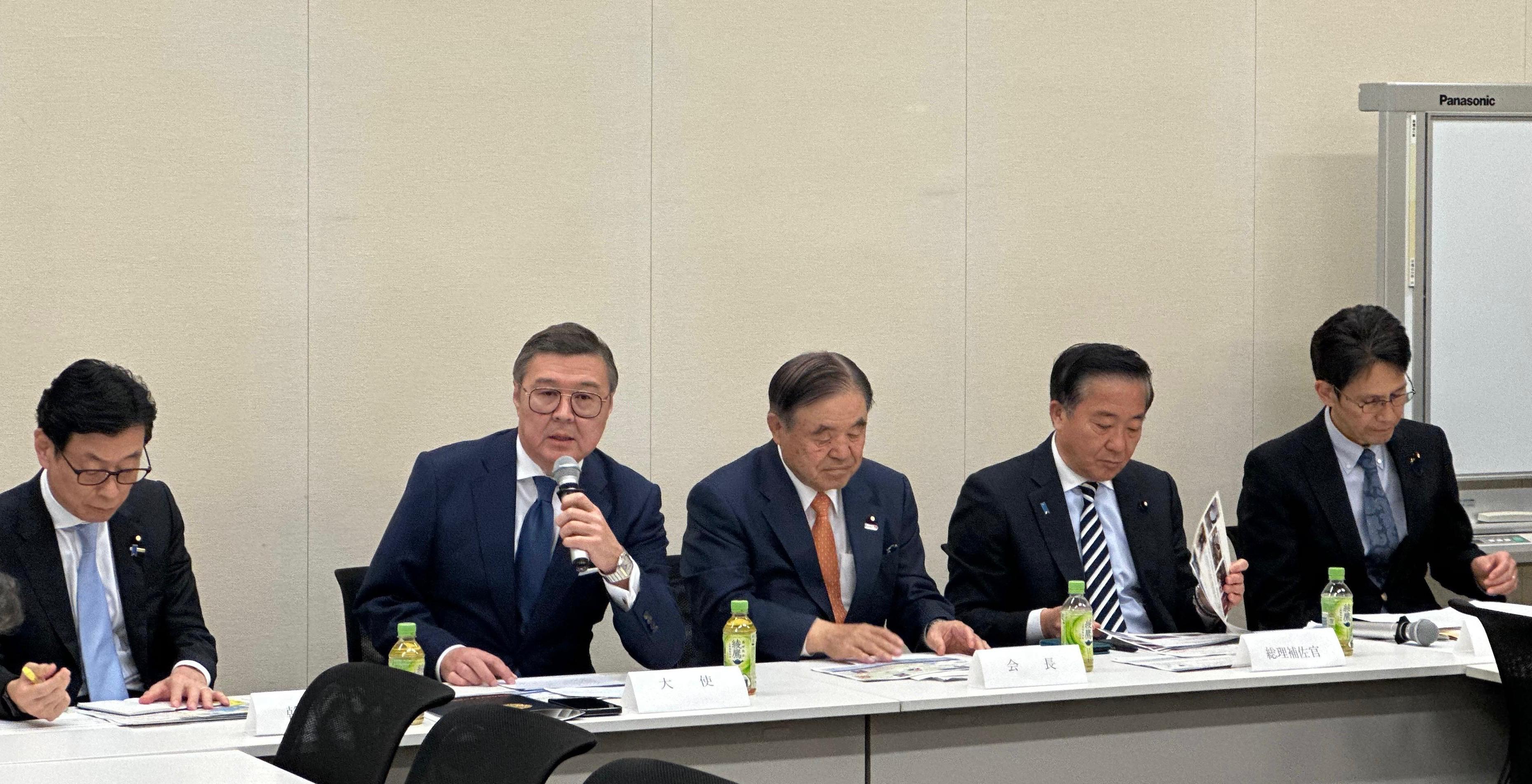 The agenda of bilateral cooperation discussed in the Parliament of Japan ‎