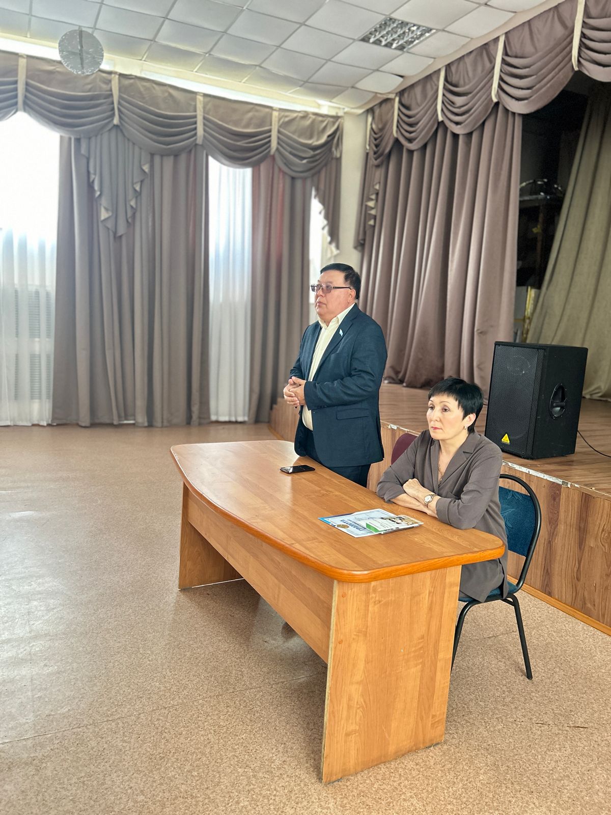 Бүгін, ағымдағы жылдың 25 сәуірінде №1 Ұзынкөл ЖББМ Ұзынкөл аудандық мәслихатының төрағасы Н. С. Болатовтың сайлаушылармен кездесуі өтті.