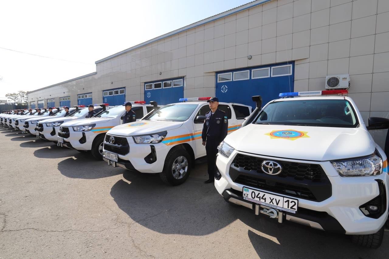 Автопарк ДЧС Мангистауской области обновился на 100%