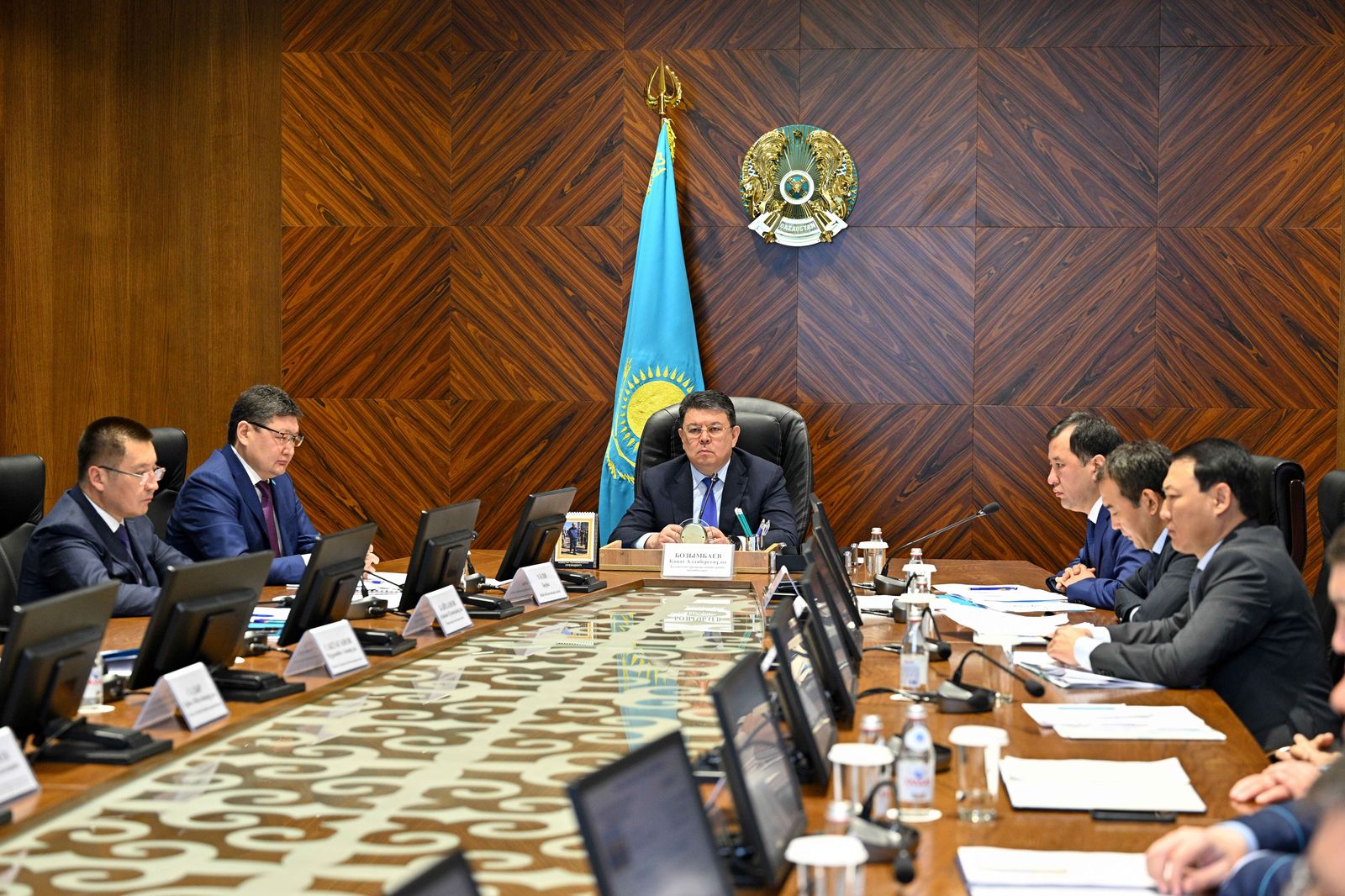 New approaches in the development of regions were discussed with the akims of Abai, Pavlodar and East Kazakhstan regions