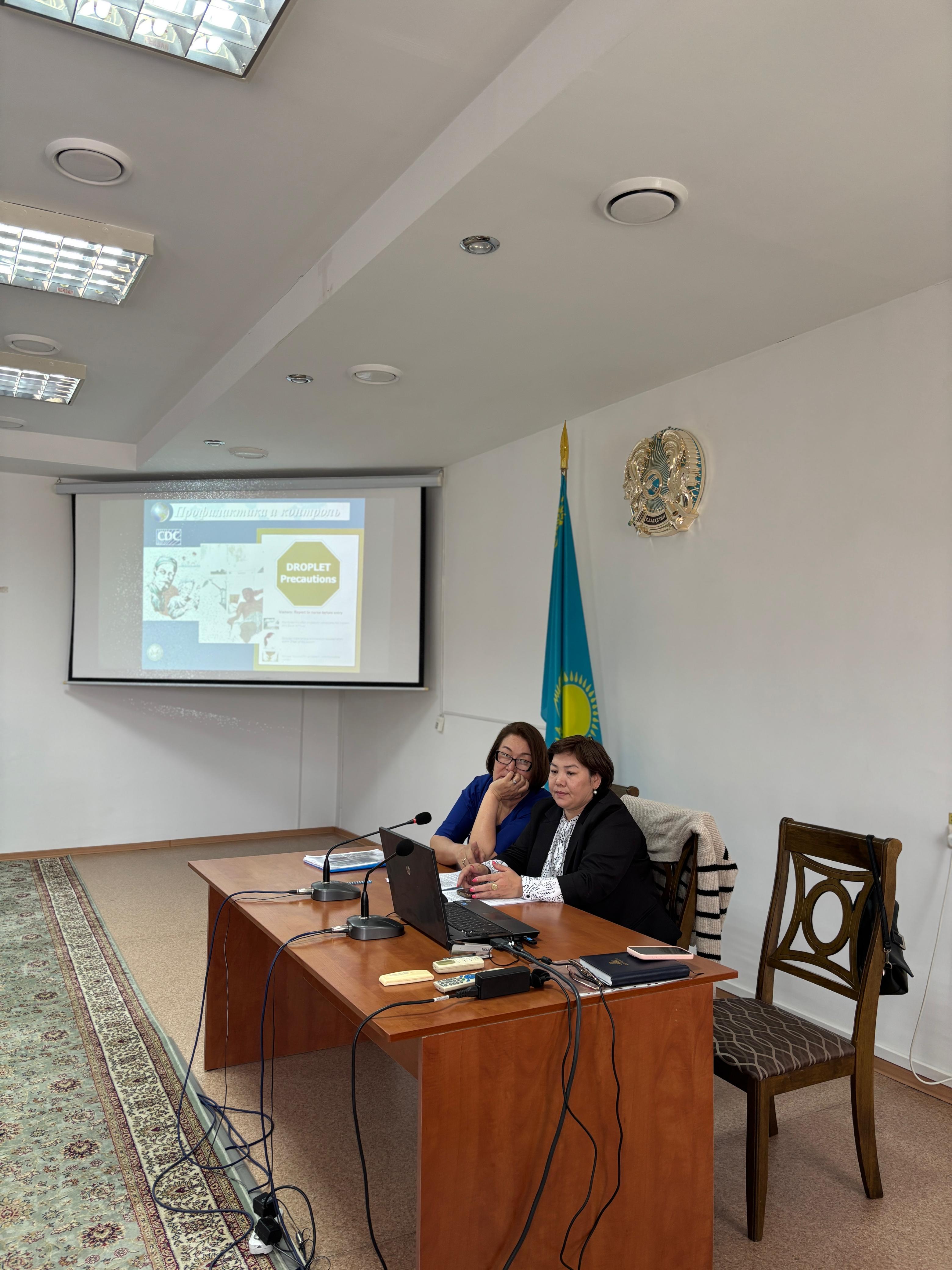 «Обаның алдын алу және тиісті контингенттерді обаға қарсы екпемен қамтамасыз ету».