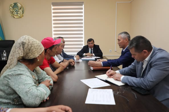 АКИМ РАЙОНА ПРОВЕЛ ЛИЧНЫЙ ПРИЕМ