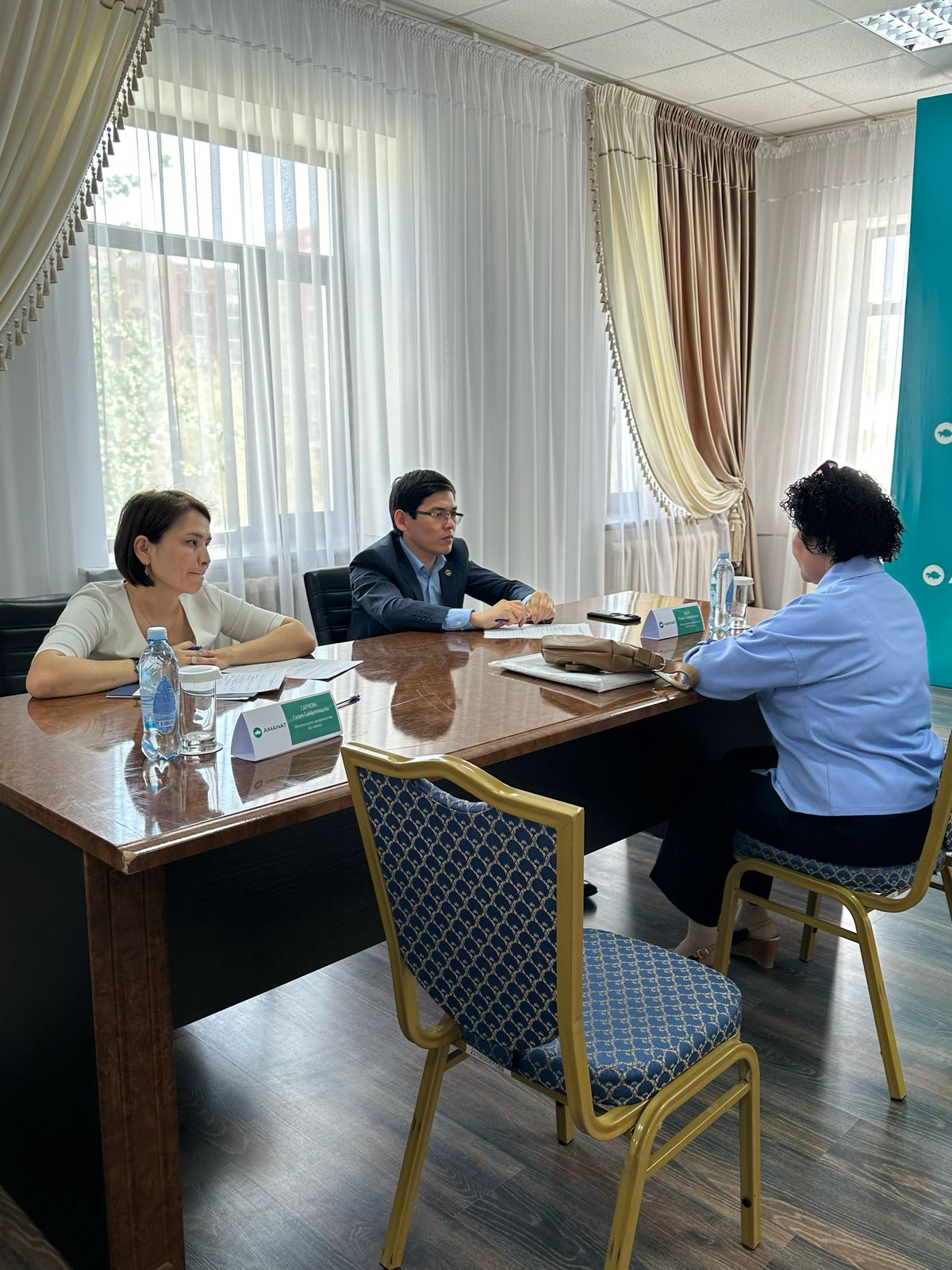 «Құқықтық көмек» партиялық жобасы аясында азаматтармен тақырыптық қабылдау өткізілді.