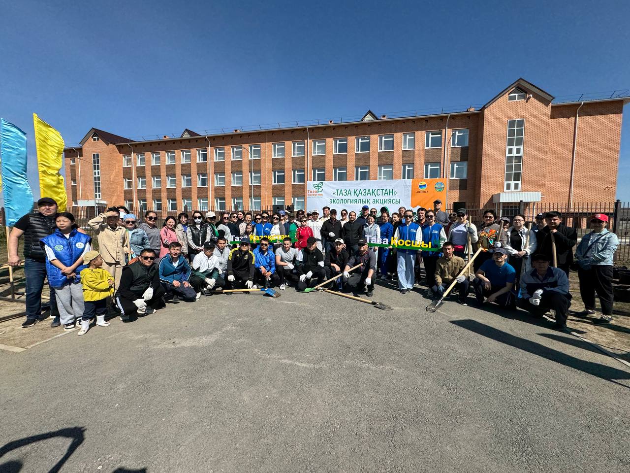 #ТазаҚазақстан экологиялық акциясы аясында сенбілік өтті