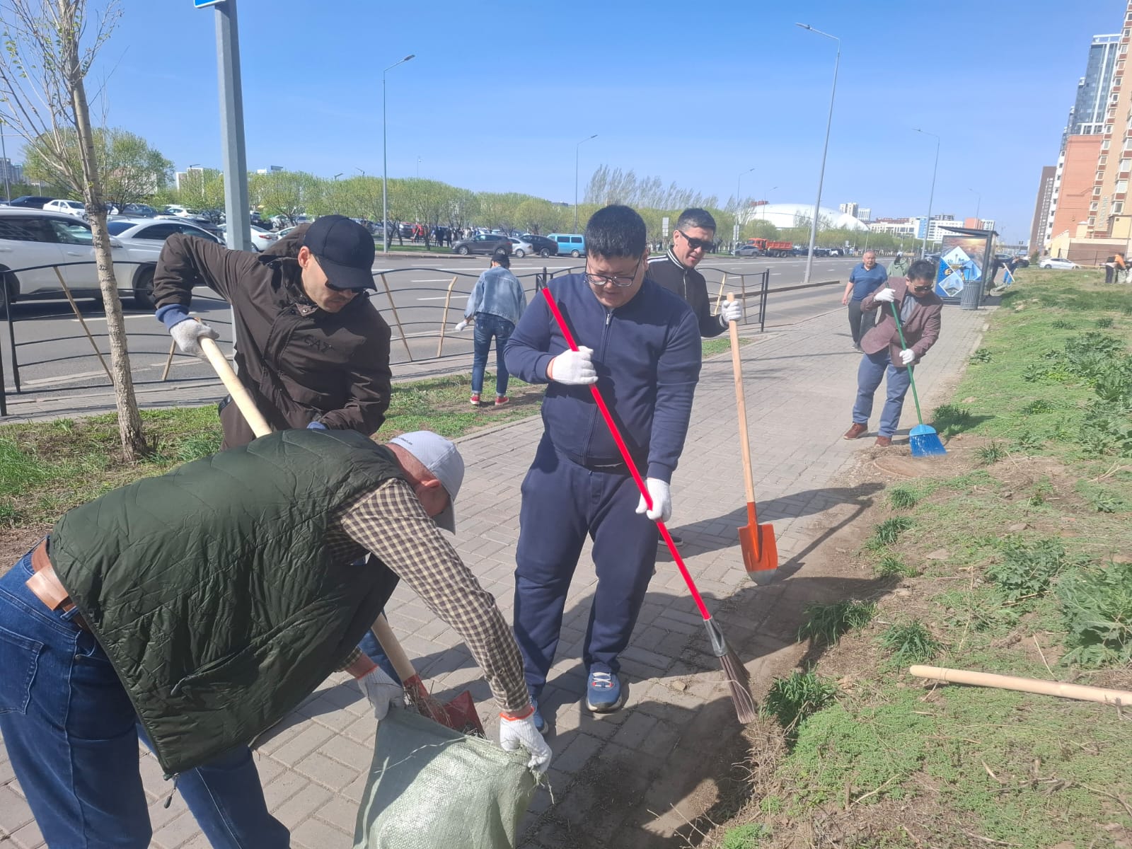 Teamwork for cleanliness: MNE employees held a clean-up day in the Botanical Garden