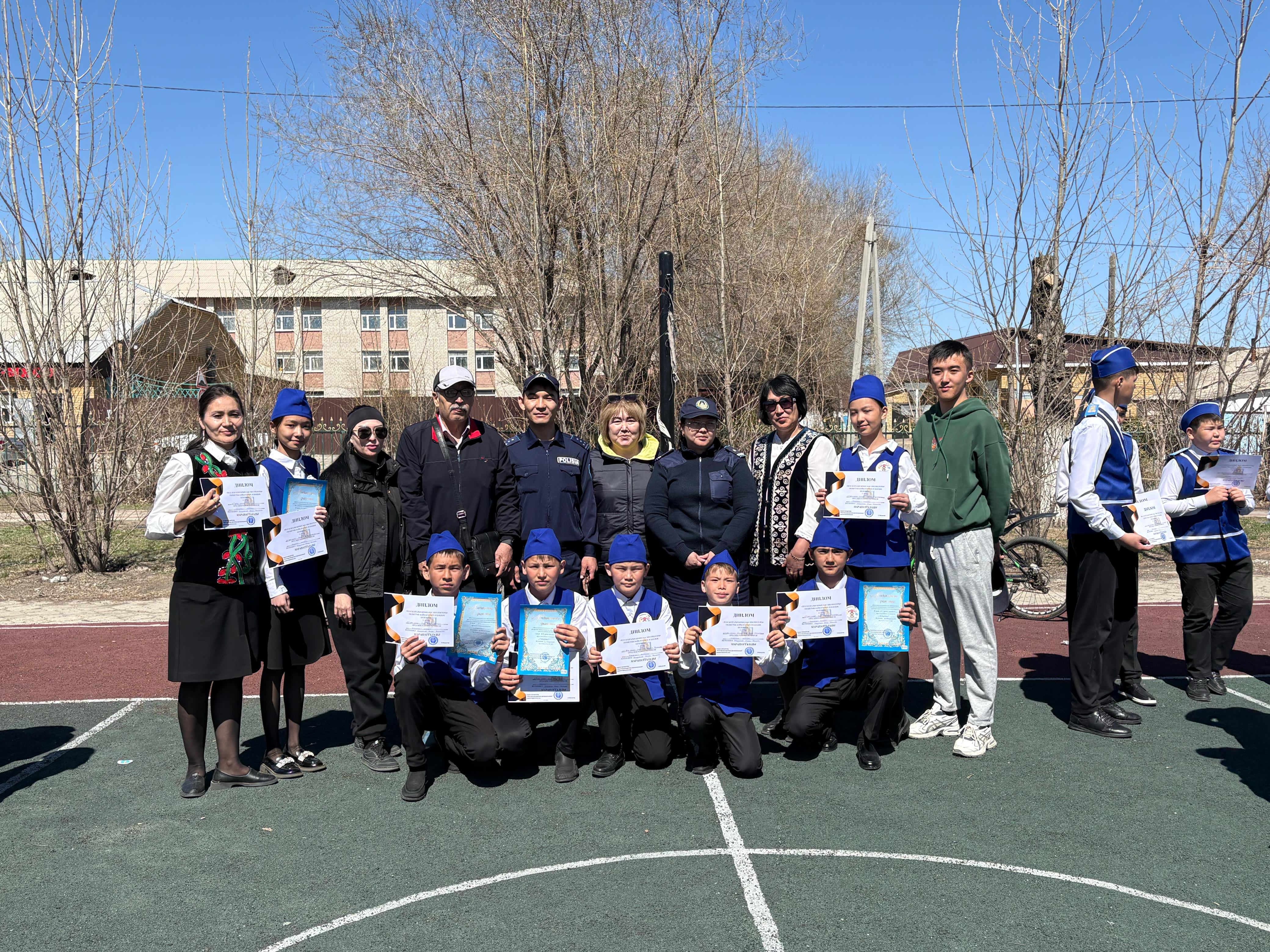 «Жол қозғалысының жас инспекторы» облыстық байқауының аудандық кезеңі