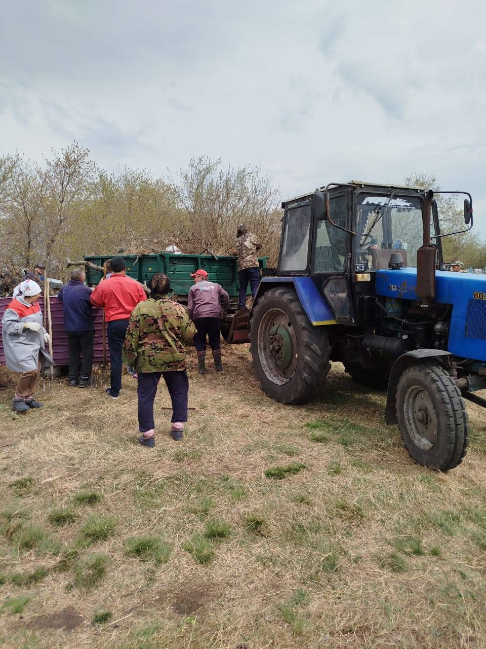 26.04.2025 жылы Полтавка ауылының зиратында сенбілік өткізілді