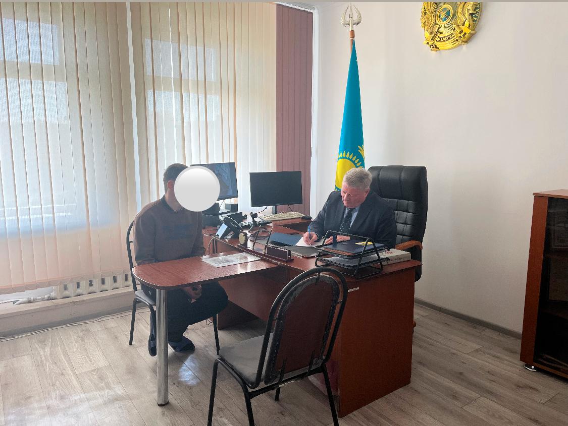 Сотталғандар үшін жеке қабылдауды өткізілді