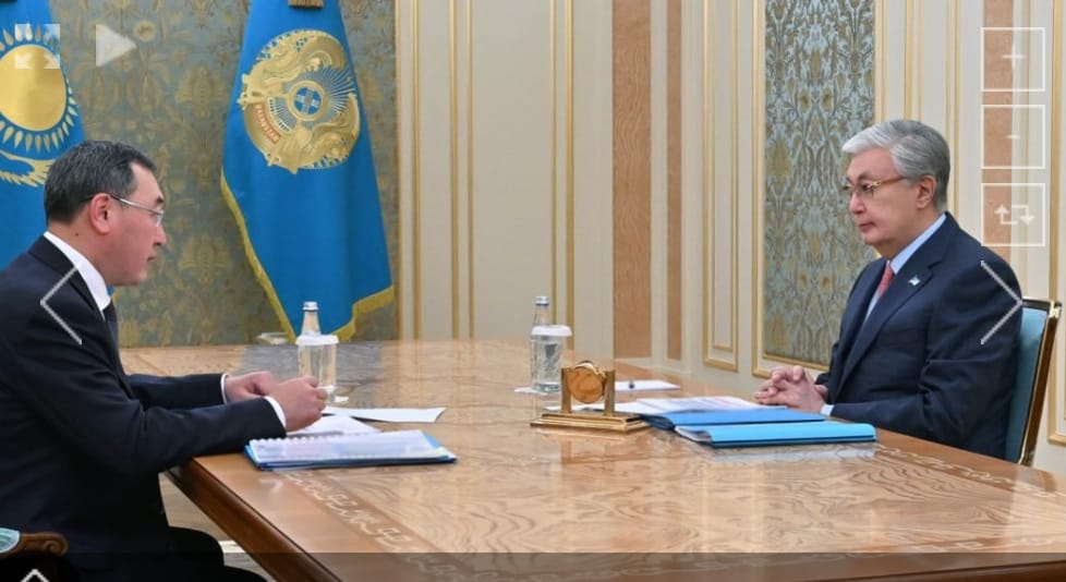 Мемлекет басшысы Алматы облысының әкімі Марат Сұлтанғазиевті қабылдады