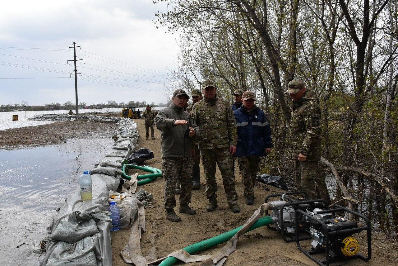 ТЖМ басшысы су тасқынына қарсы іс-шаралардың барысын тексерді