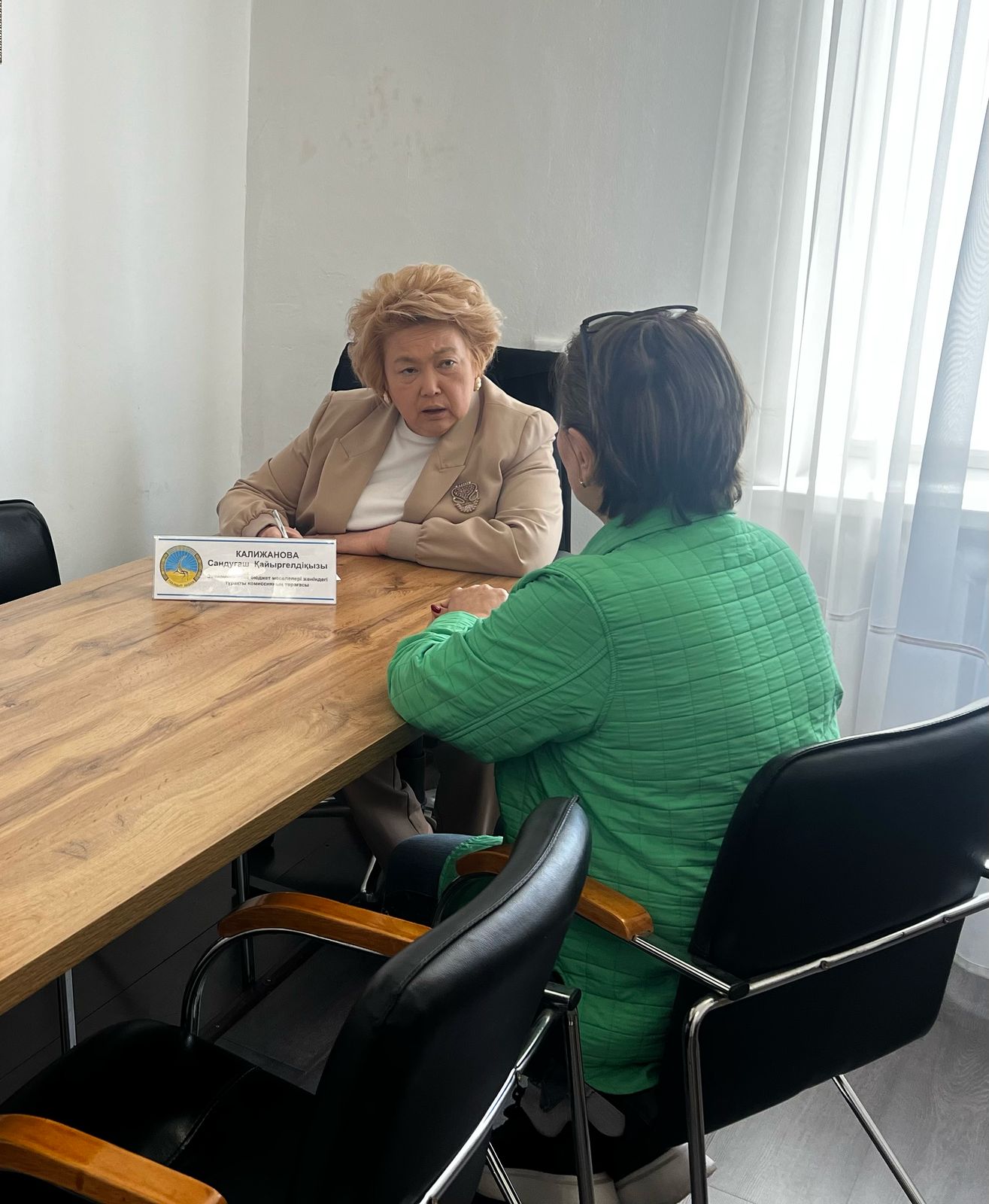 Прием граждан депутатом Павлодарского областного Маслихата С.андугаш Калижановой