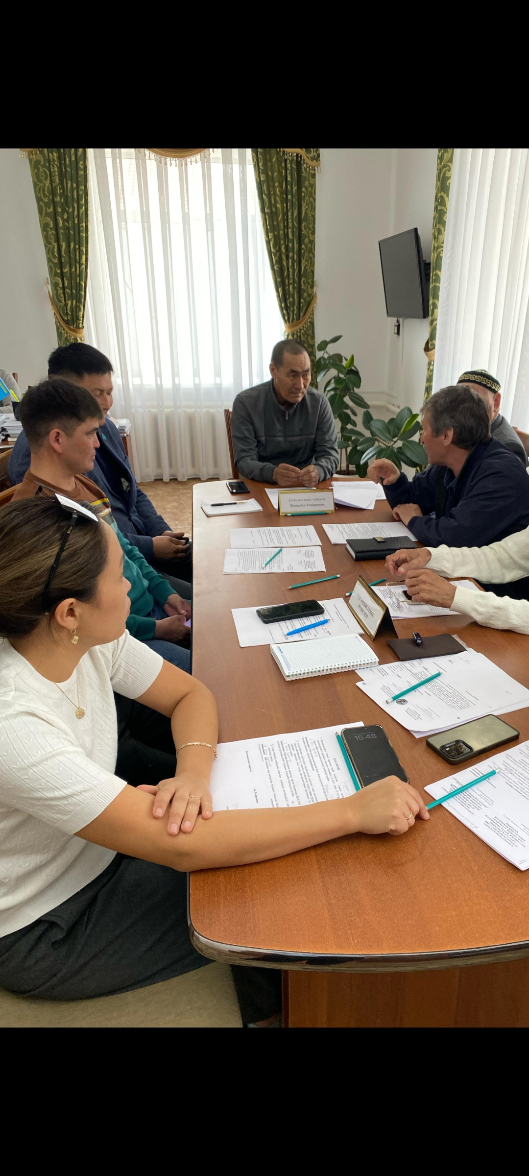 Май аудандық Қоғамдық кеңес отырысы