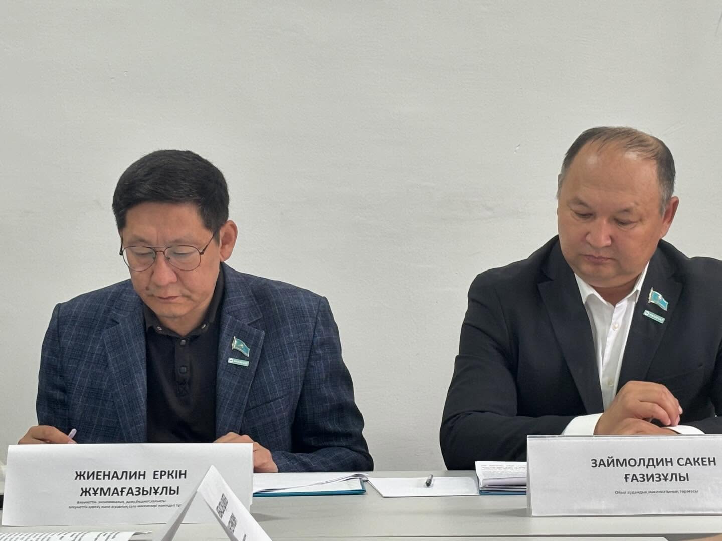 Қаратал ауылындағы тұрақты комиссиялардыңкөшпелі отырысы