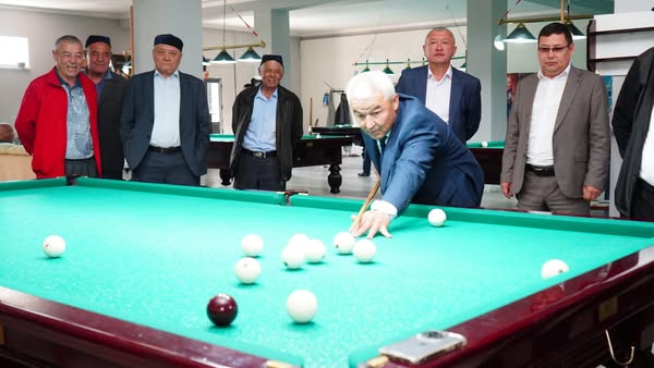 ТҮРКІСТАН: ҚАЗЫҒҰРТТА АРДАГЕРЛЕР АРАСЫНДА БИЛЬЯРДТАН ЖАРЫС ӨТТІ