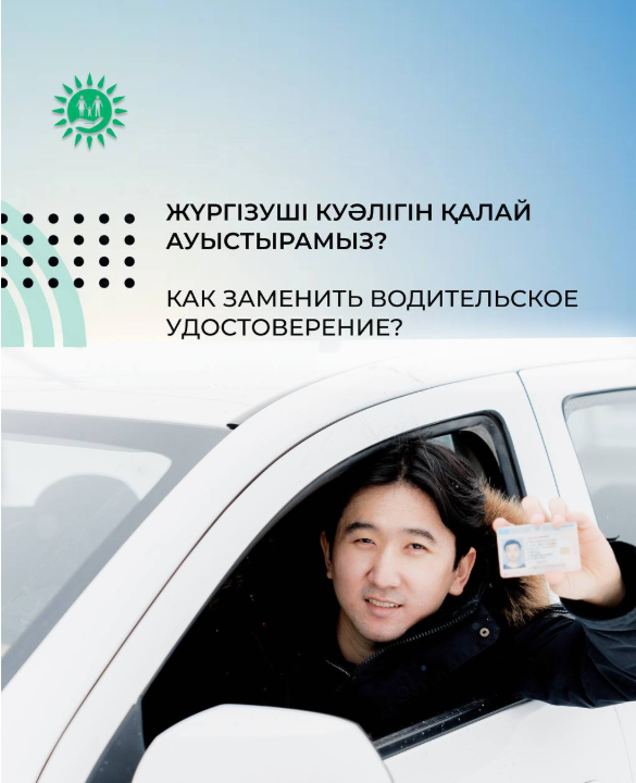 Как поменять водительское удостоверение?