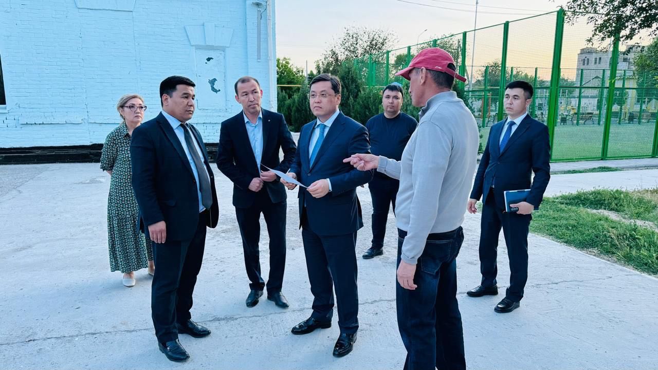 ТҮРКІСТАНДАҒЫ МЕКТЕПТЕРДІҢ ИНФРАҚҰРЫЛЫМЫ ЗЕРДЕЛЕНДІ