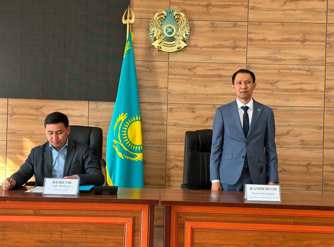 Самар ауданы әкімі аппаратының басшысы лауазымына Жампеисов Рауан Асылханұлы тағайындалды