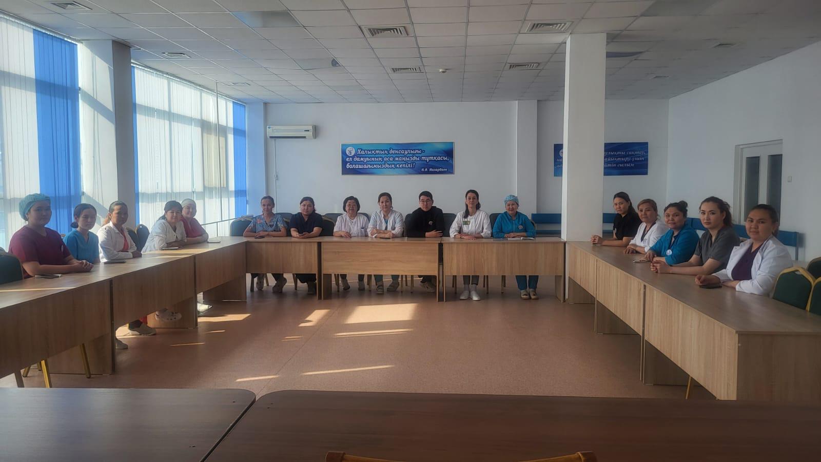 2025 жылғы 19 наурыздағы Жылыой ауданы Құлсары қ. фармацевтикалық қызмет субъектілері және «Жылыой аудандық ауруханасы» ШЖҚ КМК-ның медициналық қызметкерлерімен көшпелі семинар туралы ақпарат