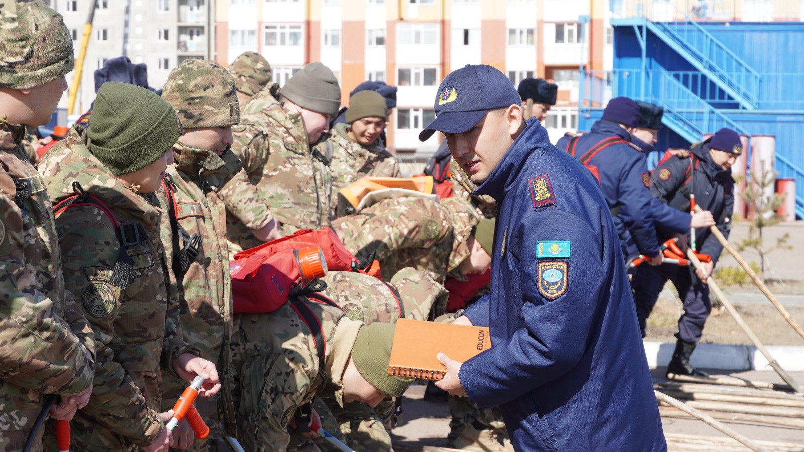 Ақмола облысында жеке құрамның саптық байқаулары өтті
