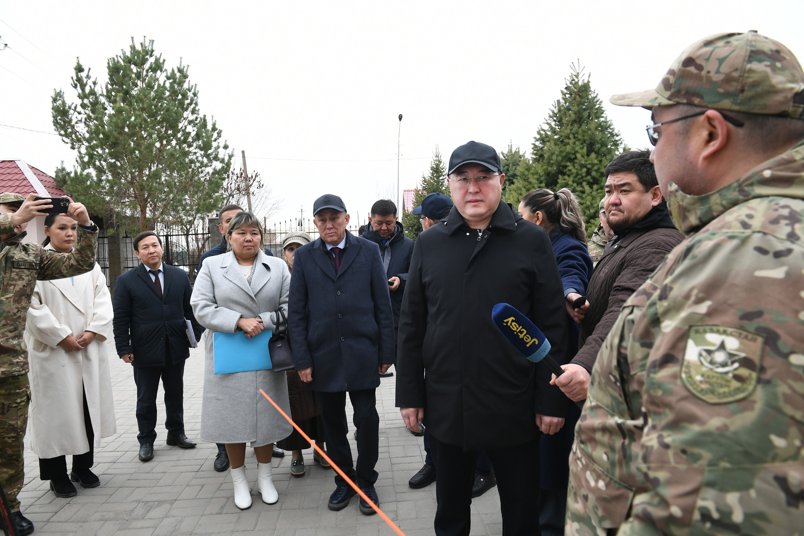 Облыс әкімі М.Е. Сұлтанғазиевтің Облыстық әскерге жинақтау пунктің аралауы
