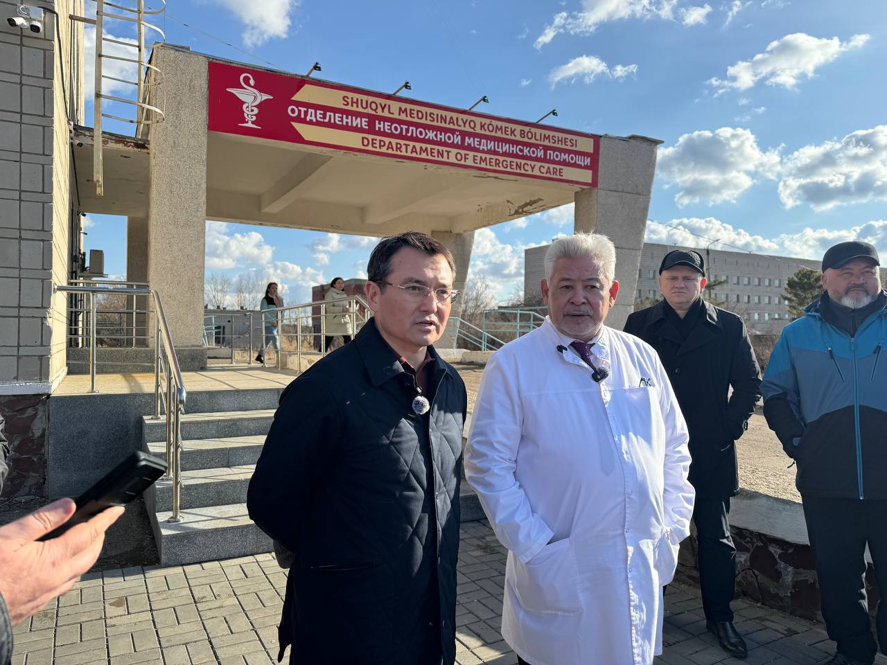 Қала әкімі Гайдар Қабдоллаұлы Орталық қалалық ауруханаға барды