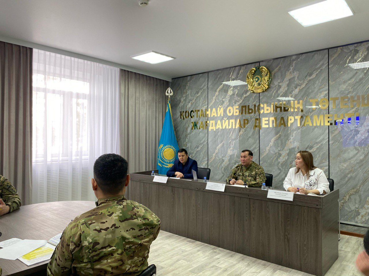 О проведенном разъяснительно-профилактическом мероприятии в ГУ «Департамент по чрезвычайным ситуациям Костанайской области»
