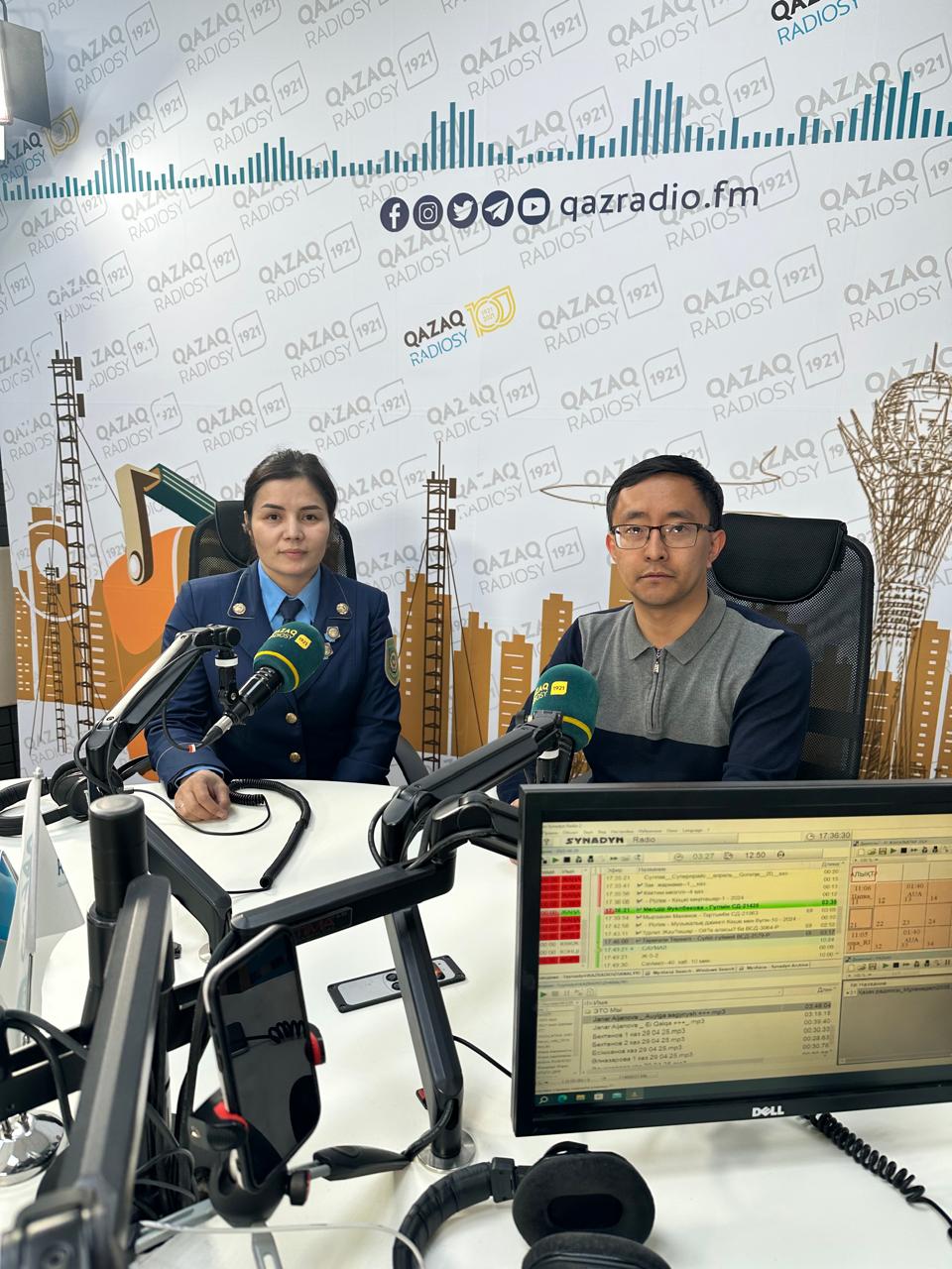 Прямом эфире в «QAZAQ» RADIOSY»