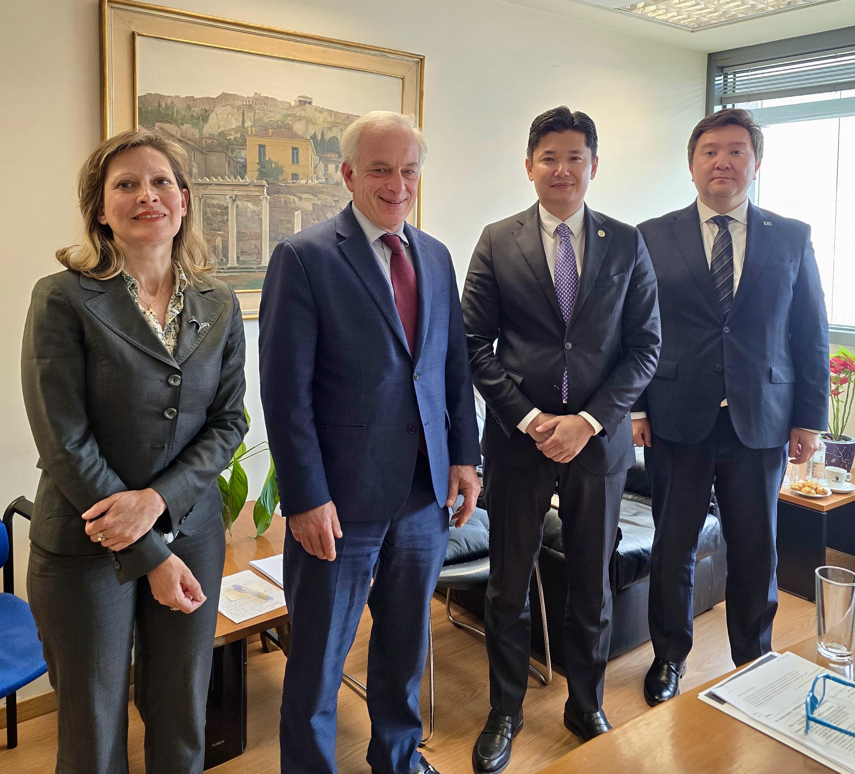 Prospects for deepening economic cooperation with Kazakhstan discussed in the Greek MFA