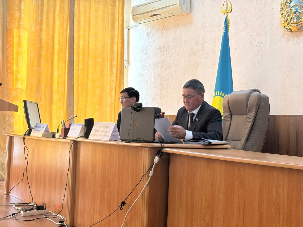 Көкпекті аудандық мәслихатының VIII шақырылымының кезекті жиырма алтыншы сессиясы