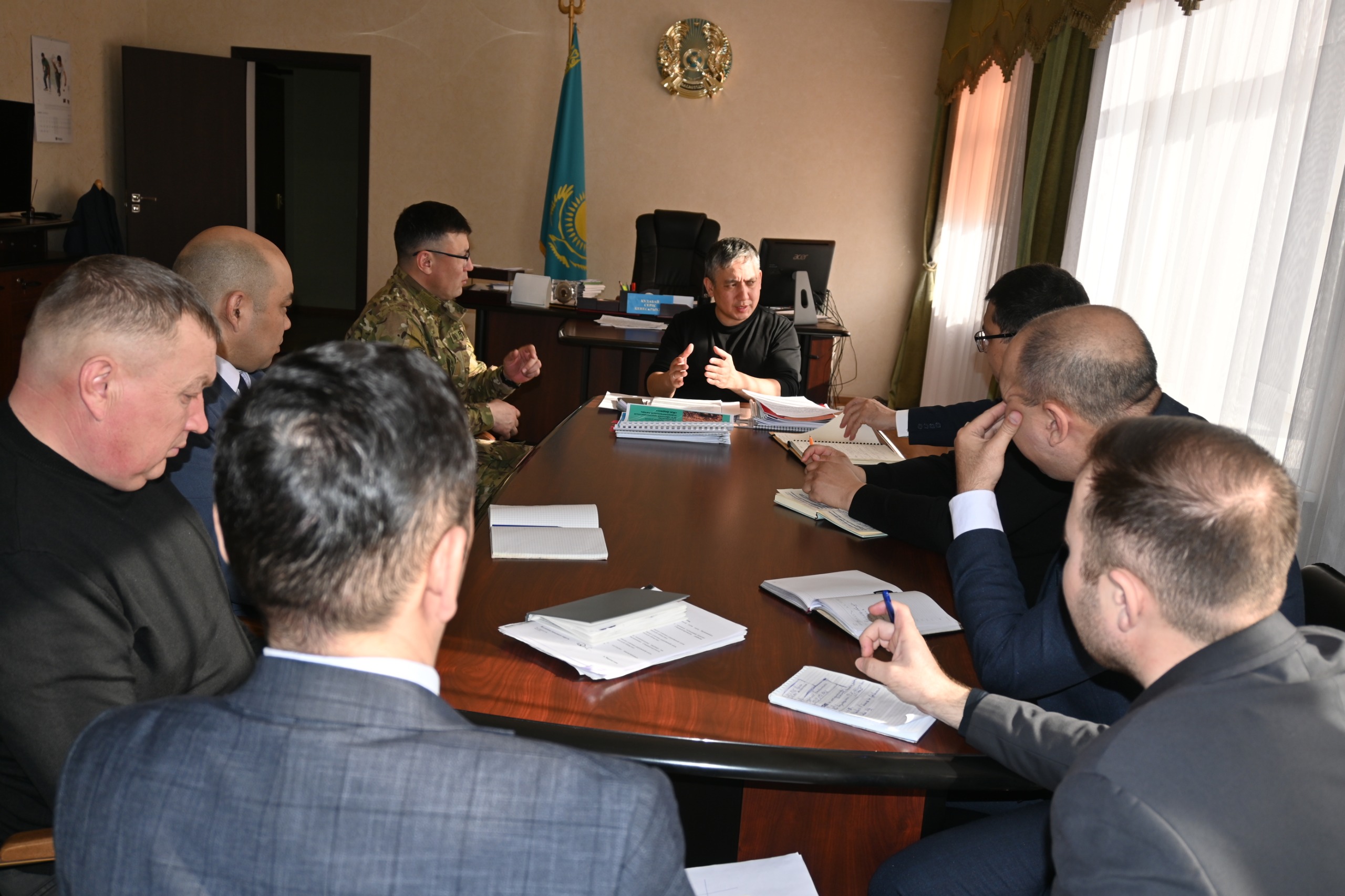 Сандықтау ауданының әкімі Серік Құдабай жедел кеңес өткізді