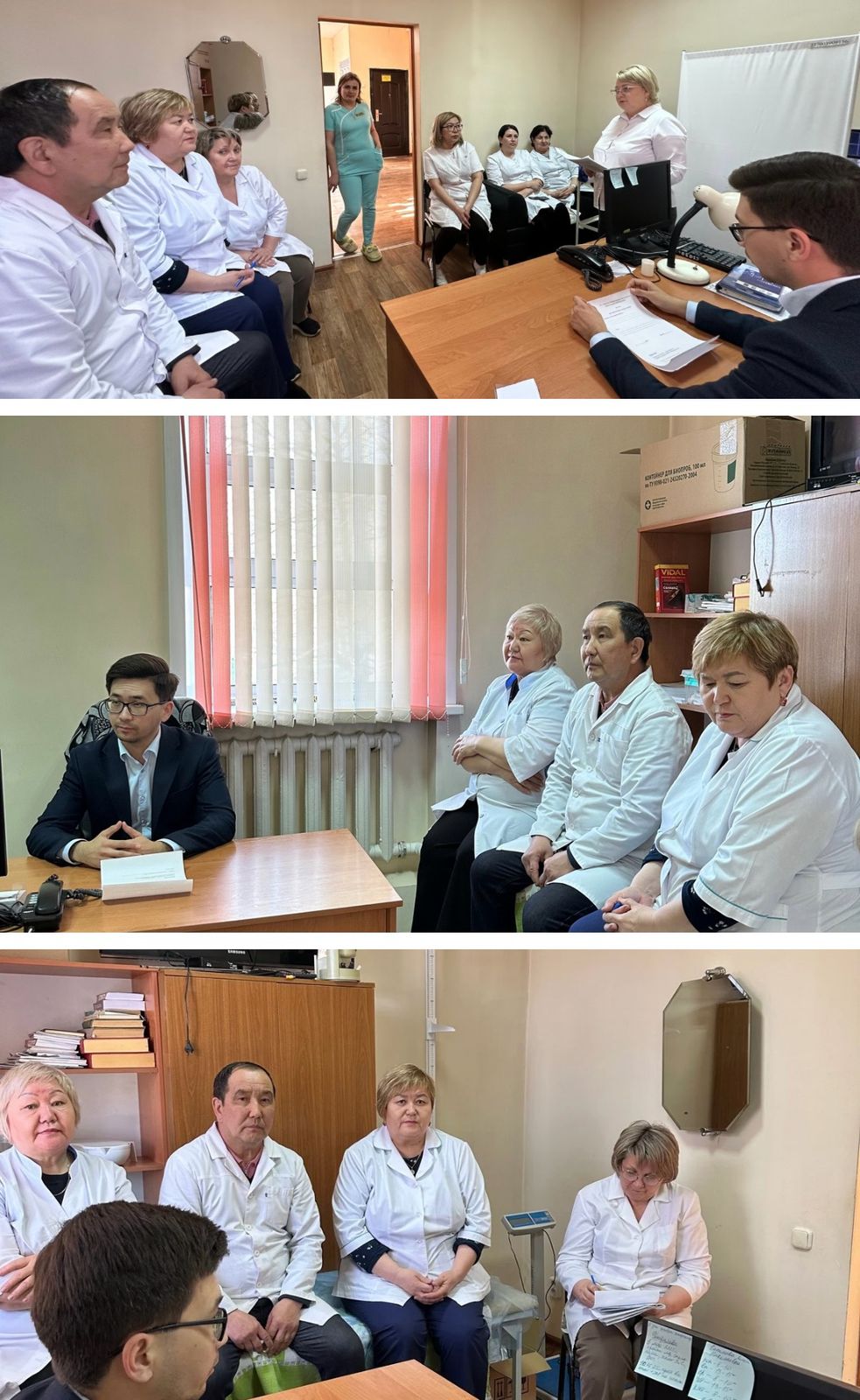 ҚАРАҒАНДЫ ҚАЛАСЫ ӘЛИХАН БӨКЕЙХАН АУДАНЫНЫҢ САНИТАРИЯЛЫҚ-ЭПИДЕМИОЛОГИЯЛЫҚ БАҚЫЛАУ БАСҚАРМАСЫНЫҢ МАМАНДАРЫ ҚАРАҒАНДЫ ОБЛЫСЫ ҚАРАҒАНДЫ ҚАЛАСЫНЫҢ "3 АРНАУЛЫ ӘЛЕУМЕТТІК ҚЫЗМЕТ КӨРСЕТУ ОРТАЛЫҒЫ" КММ-ДЕ ТҮСІНДІРУ СҰХБАТЫН ӨТКІЗДІ