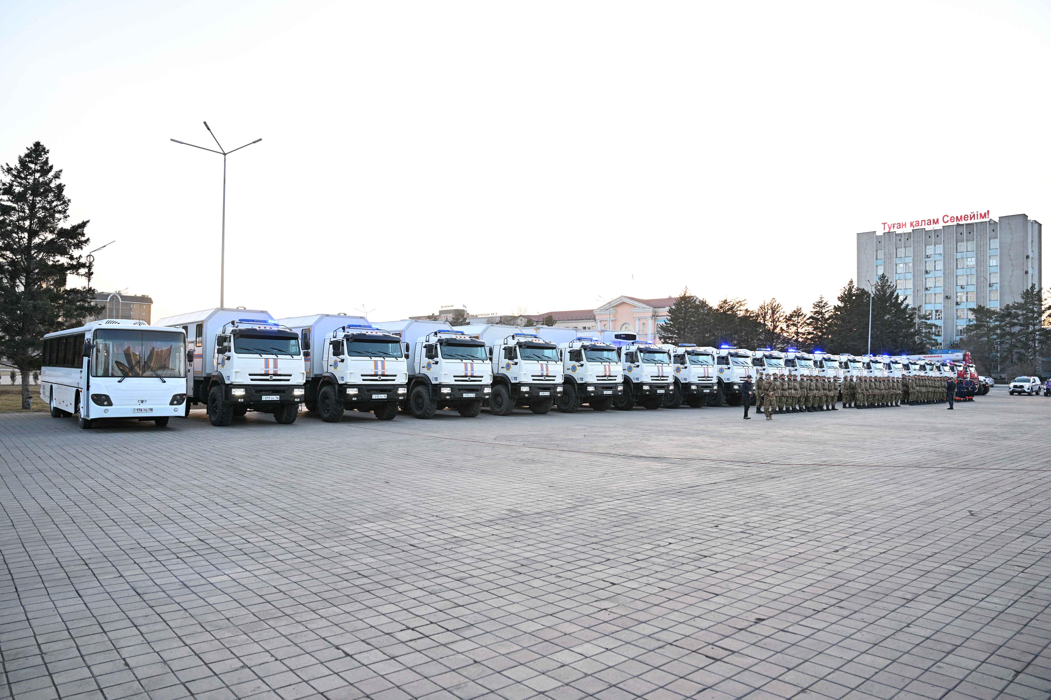 Төтенше жағдайлар департаментінің автопаркі 20-дан астам жаңа техникамен толықты