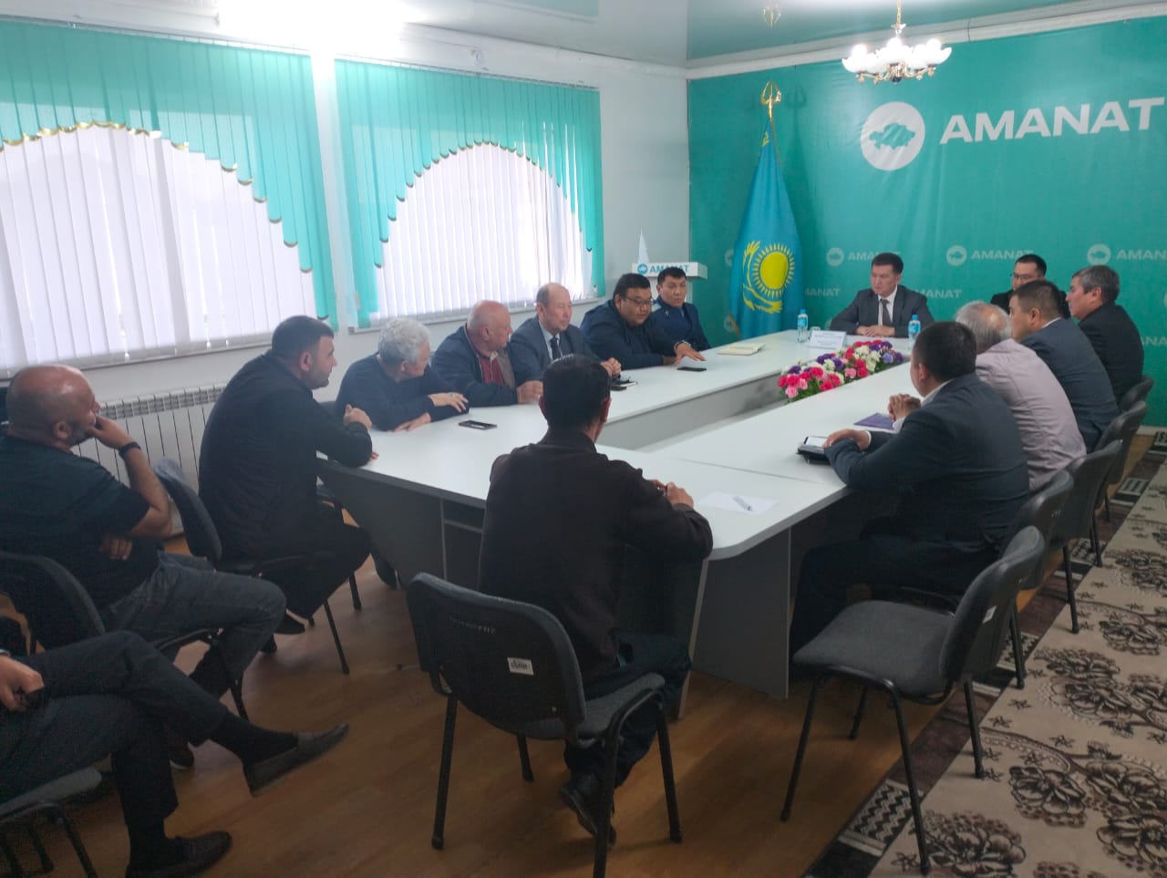 Меркі ауданында әзірбайжан этномәдени бірлестігінің мүшелерімен кездесу өтті