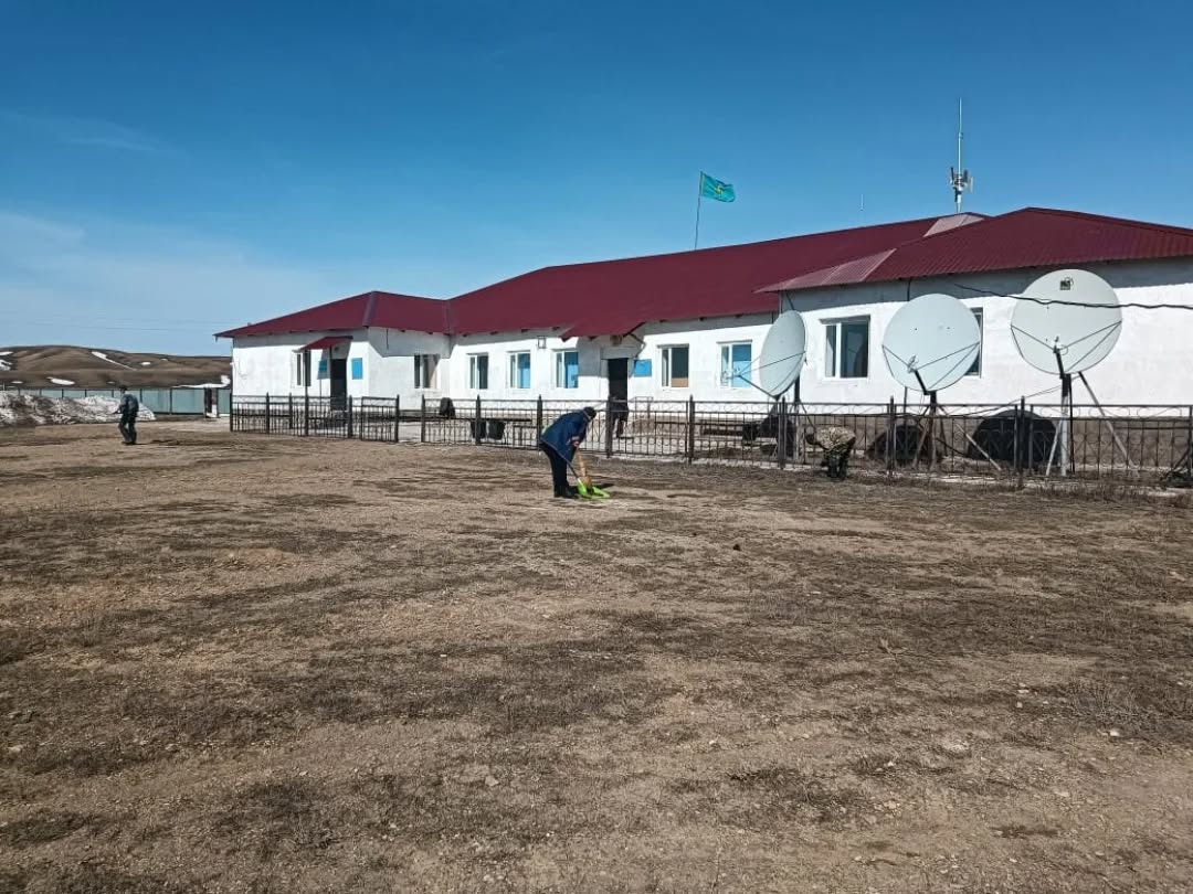 Малшыбай ауылында “Таза Қазақстан” акциясы аясында сенбілік өтті