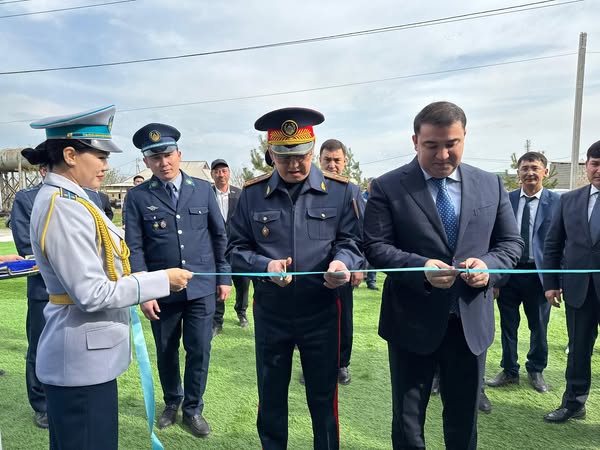 «Заң мен Тәртіп»: Түркістан облысында жаңа полиция пункті пайдалануға берілді