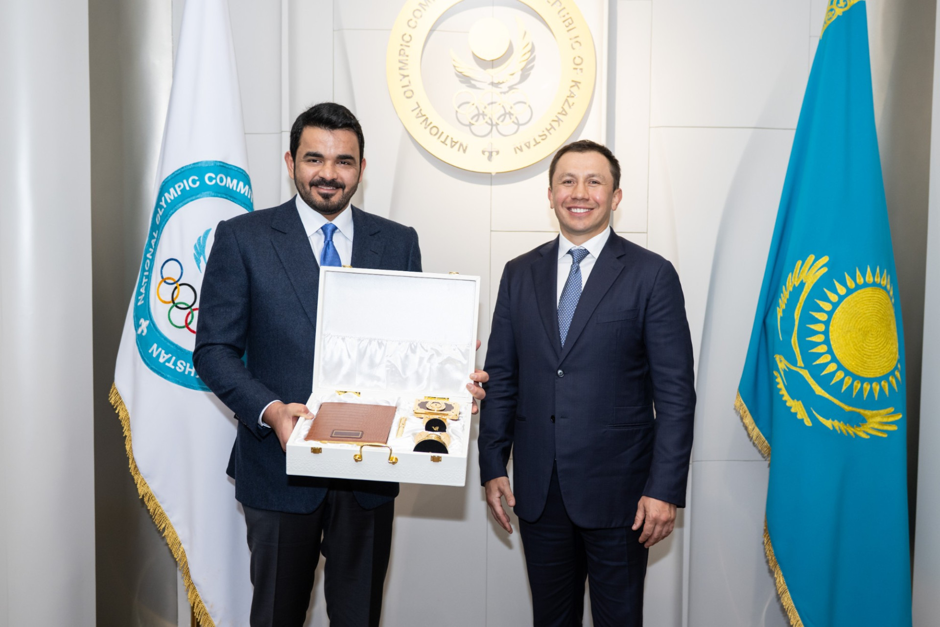 Gennadiy Golovkin Held a Meeting with QOC President