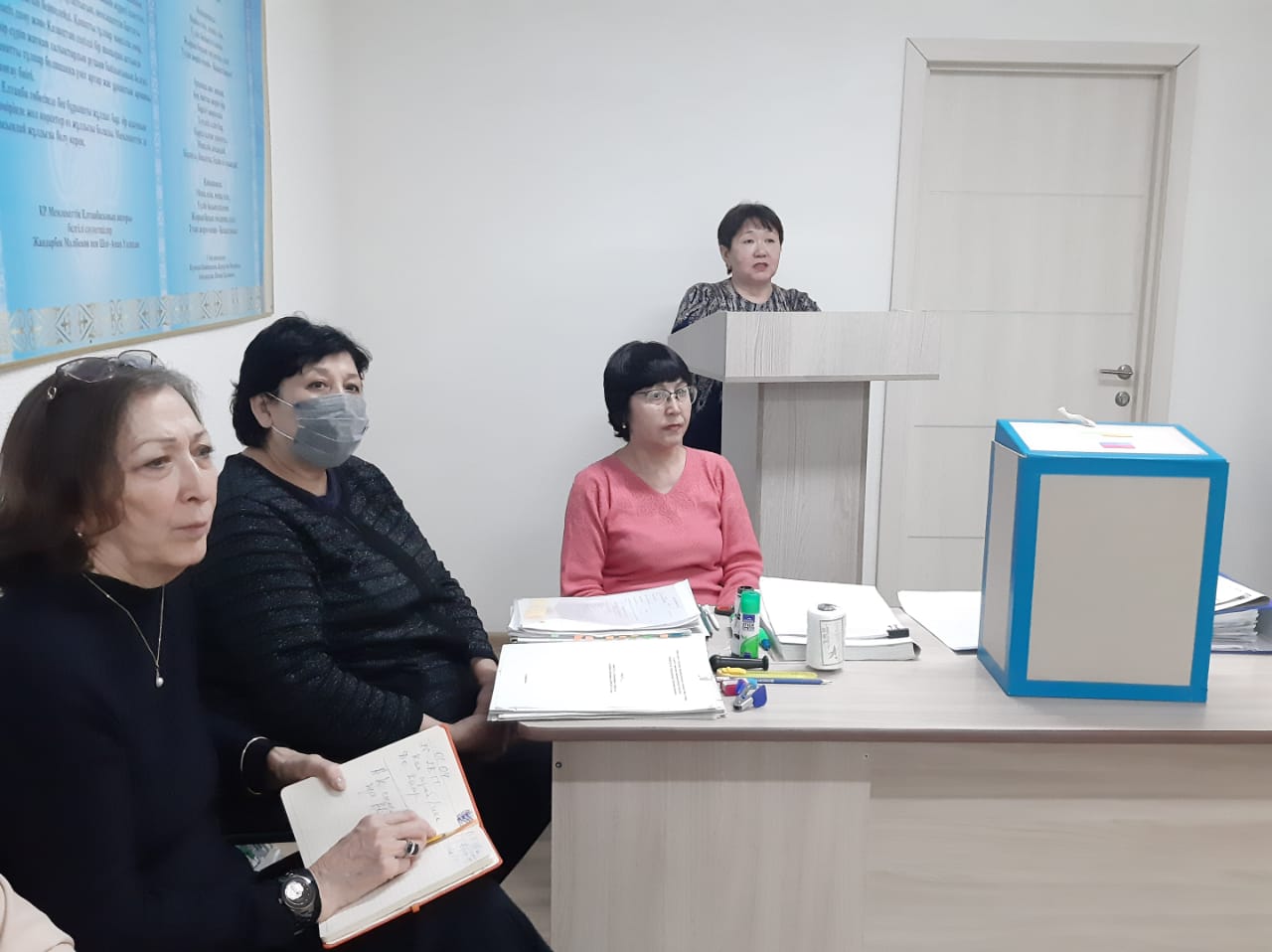 «Құжаттама жасау, құжаттаманы  басқару және электрондық құжат айналымы жүйелерін пайдалану қағидалары» тақырыбында семинар-сабақ өтті